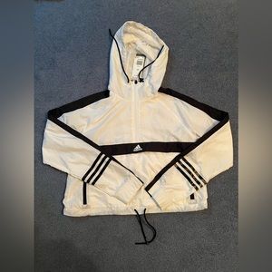 Adidas Cropped Windbreaker Jacket